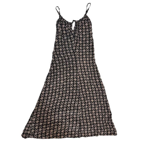 Urban Outfitters Dresses & Skirts - Black & Pink/Cream Printed Midi Dress